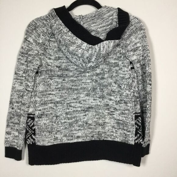 Fair isle rabbit with antlers soft 100% cotton kids hooded cardigan size M/L - Picture 3 of 5